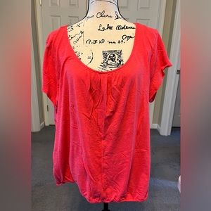 Liz Claiborne Woman Pink Tee 2X EUC